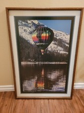 Apple Computer 1981 Original Hot Air Balloon Lithograph Vintage Poster Jim Guss picture