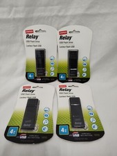 Staples Relay USB Flash Drive 4GB, 4 Pack picture