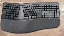 MICROSOFT Ergonomic Keyboard Model 1878 Wired USB Black  picture