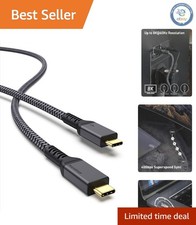 3.3Ft Durable Thunderbolt 4 Cable: Sync 8K/5K Displays & Charge Devices Fast picture