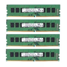 Hynix 32GB (4X8GB) DDR4 2133MHz PC4-17000 2RX8 UDIMM Memory Ram HMA41GU6AFR8N-TF picture
