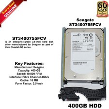 Seagate Cheetah NS ST3400755FCV 400GB 10KRPM 4Gb 16MB 3.5