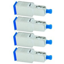 4 Pcs 3dB SC UPC Connector Fiber Optic Optical Single Mode Attenuator Metal Blue picture