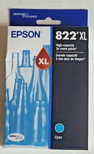 Epson 822XL DURABrite Ultra Ink High Capacity Cyan Cartridge Exp 03/2029 picture