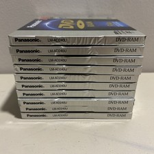 10x Panasonic LM-AD240U Double Sided 240 Min 9.4GB DVD-RAM Discs Video Recording picture
