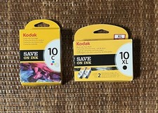 Kodak Combo Lot 10C Color (x1) + 10XL Black (x2) Ink Cartridges (Sealed) picture