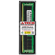A-Tech 64GB 2S2Rx4 (4Rx4) PC4-21300 DDR4 2666 ECC REG RDIMM Server Memory RAM picture