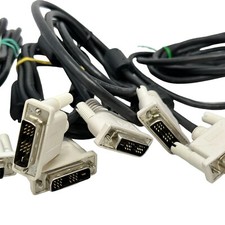 Lot of 5 M1-DA (P&D-A/D) 30+5 Male-to-Male Projector Cables – AWM 20276 E246588 picture