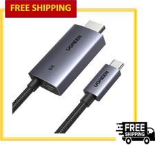 UGREEN USB C to HDMI Cable with 100W PD Fast Charging Adapter 4K@60Hz, 6.6 Ft picture