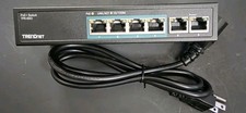 TRENDnet  6-Port Fast Ethernet PoE+ Switch (TPE-S50/A) picture