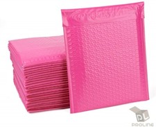 ProLine 1000 #0 6.5x10 Extra Wide Pink Poly High Bubble Mailer DVD CD Envelopes picture