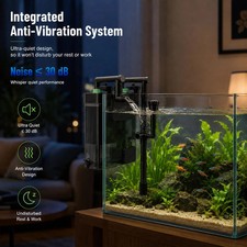 External Hang On Back Canister Aquarium Filter Quiet Fish picture