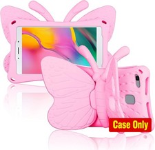 Case for Galaxy Tab A 8.0 2019, Kid-Proof 3D Butterfly Cover with Kickstand picture