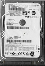 Fujitsu MHY2250BH 250GB Sata Hard Drive P/N: CA06889-B30900C1 F/W: 0080890B picture