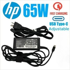65W USB-C Slim Laptop Charger Portable AC Power Adapter For HP Laptops picture