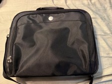 Dell Deluxe Laptop Computer Carrying Case Bag Black Shoulder Strap Padded picture