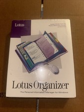 Lotus Organizer Release 1.0 for Windows 3.0 - Sealed 1992 Vintage Software picture