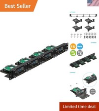 Upgraded 1U Rack Mount for Raspberry Pi – Support for 4 Models, SSDs Included picture