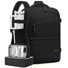 LOVEVOOK Travel Backpack for Women & Men, 50L Carry on 18 Inch-4Pcs, Black picture