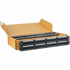 Icc ICMPP4860V Patch Panel, Cat 6, 48-port, 2 Rms, 6 Pk picture