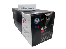 Genuine HP 651A Magenta CE343A Print Toner Cartridge  DD picture