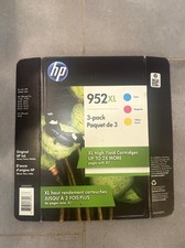 NEW GENUINE HP 952XL 3-PACK C/M/Y N9K30BN Color Ink Cartridges 2020  picture