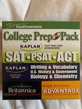 SouthWestern Advantage College Prep Pack KAPLAN ACT SAT TEST PSAT Guides Sealed picture