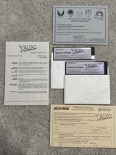 X-MEN Paragon Software Vintage 5.25” Floppy Disk A & B Plus Inserts IBM / TANDY picture