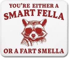 Funny Raccoon Mouse Pad,9.5x7.9 Inch，Sarcastic Work Humor Gifts for Coworkers picture