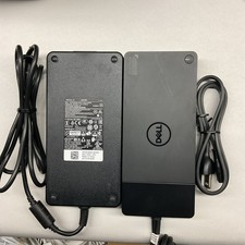 Dell WD19DC Dual USB-C Thunderbolt Docking Station with 240W AC Power Adapter picture