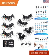 Terminal Removal Tool Kit 139 Pcs Depinning Tool Electrical Connector Pin Rem... picture