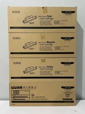Xerox 106R01218 19 20 21 Phaser 6360 High Capacity Toner Cartridge CMYK Set of 4 picture