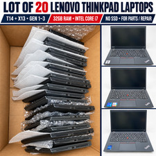 Lot of 20 Lenovo ThinkPad T14 X13 Gen 1 2 3 Laptops PARTS REPAIR No SSD picture