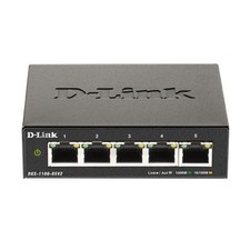 D-Link DGS 1100 05V2 5 Port Gigabit Smart Managed Switch Compact Energy Effic... picture
