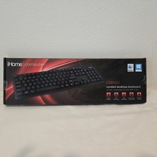 IHome Computer Classic Keyboard Corded Ih-k301 NEW picture