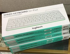 Lot of 6 Logitech  Wired Keyboard With Lightning Connector for iPad NEW picture