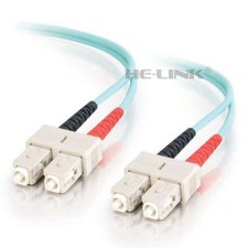 50M SC-SC Outdoor Armored 10G OM3 MM 4 Strands Fiber Optic Cable picture