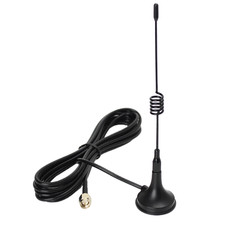 Shopcorp Dual Band WiFi Antenna 2.4GHz 5GHz 5.8GHz 2dBi, 6in with Magnetic Base picture
