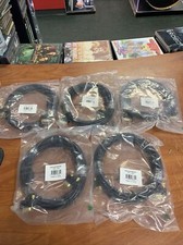 LOT OF 5 Monoprice 15ft Ultra Slim SVGA Super VGA 30/32AWG M/M MonitorCable 6362 picture