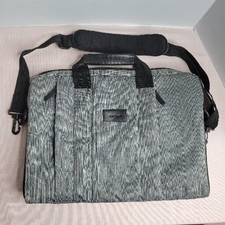 Targus Unisex Laptop Messenger Shoulder Bag Grey Zipper 15 X 12 picture