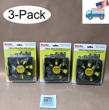 3-Pack: 120mm Dual Ball Bearing 96CFM 4pin PWM System Cooler Fan PC Case Cooling picture