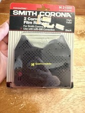 NEW Smith Corona 2 Correctable Film Ribbons H 21000 for H Series Black picture