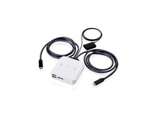 IOGEAR 2-Port 4K USB-C KVM Switch with DisplayPort output (gcs72cc) picture