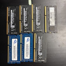 LOT of 7 - 40 GB Total Laptop Memory RAM Mixed Brands & Models - One Is 4G X2 picture