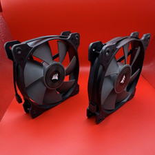 Corsair Brushless Case Fan 2-Pack 12V 0.28A Black Computer Case MPN 31-003606 picture