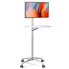viozon Mobile Desk,Mobile Workstation,Mulitiuse Rolling Laptop Floor Stand,34-48 picture