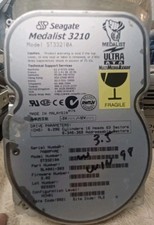 Seagate Medalist 3210 Model ST33210A Hard Drive Formatted  picture
