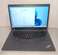 Lenovo ThinkPad T490s 14'' Laptop Core i7-8565U 1.80GHz 8GB 256GB SSD Win11 #69 picture