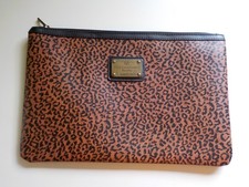 Bershka vintage laptop tablet bag bag Leo briefcase leopard animal print picture