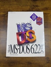 Vintage Microsoft MS-DOS 6.22 Upgrade 3.5